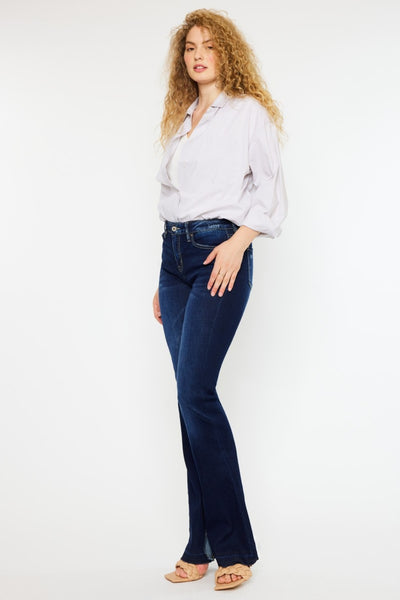 Kancan Greeley Mid Rise Slim Flare Jeans