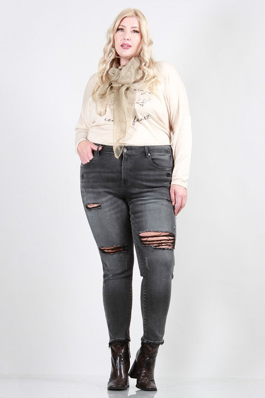 Special A Plus Size Skinny Jeans