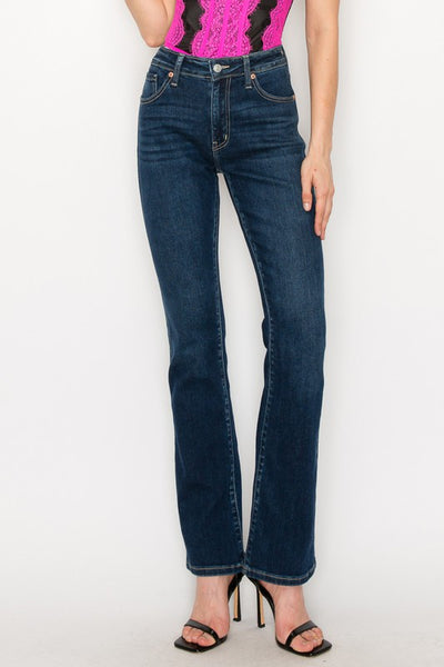 Artemis Vintage High Rise Skinny Bootcut Jeans