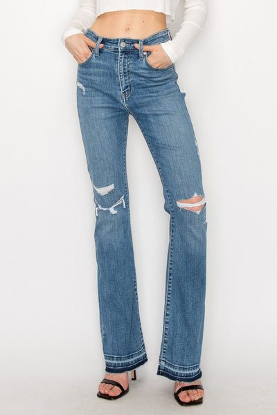 Artemis High Rise Skinny Bootcut Jeans