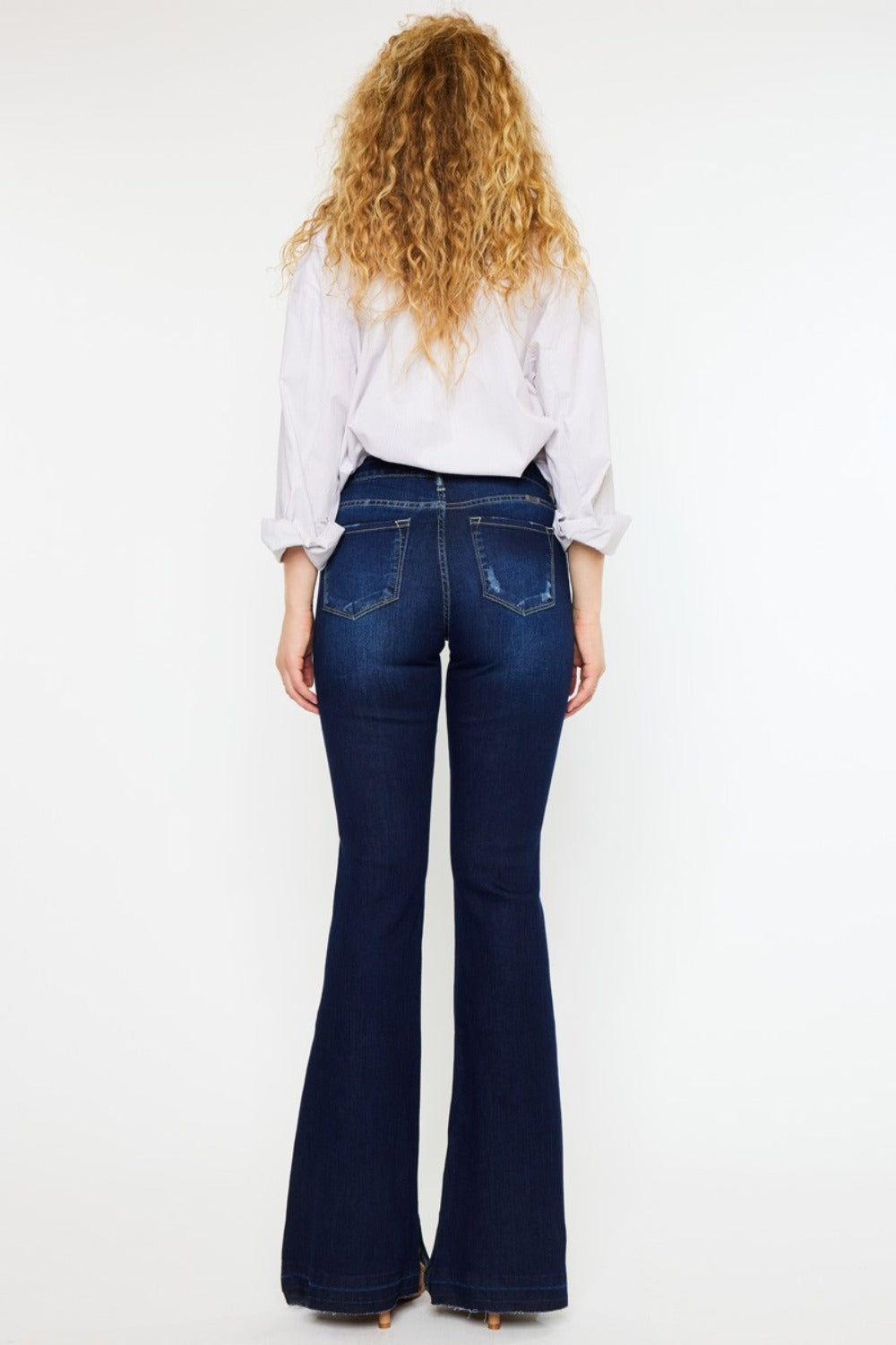 Kancan Greeley Mid Rise Slim Flare Jeans