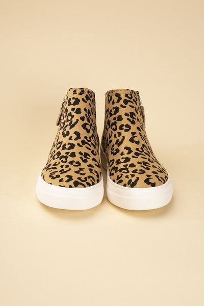 Fortune Dynamic High Top Leopard Sneakers
