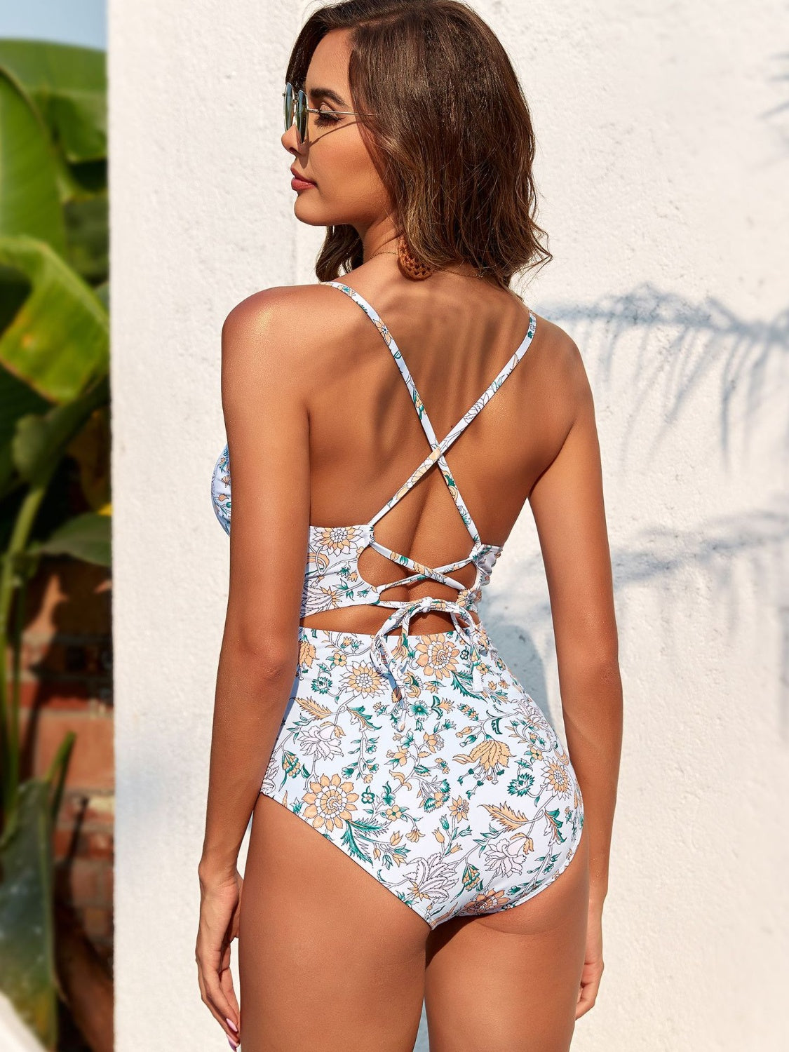 Turquoise Waters One-Piece Swimwear and Cover-Up Set