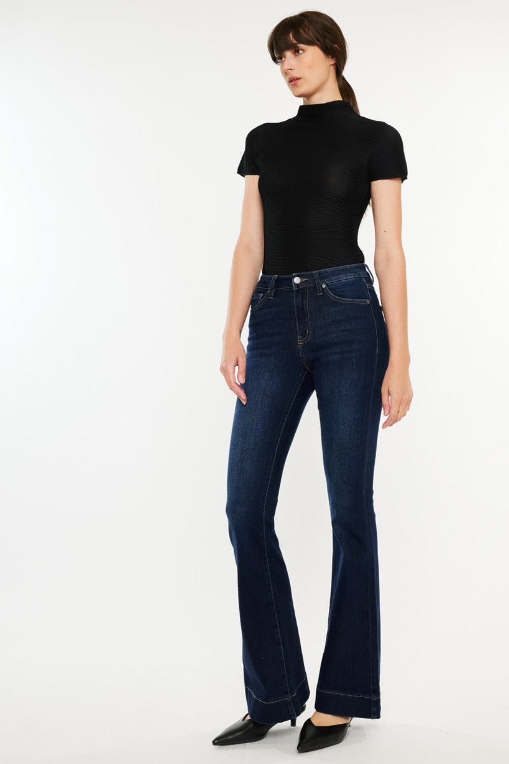 Kancan Tennessee High Rise Slim Flare Jeans