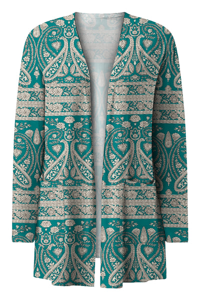 Olivia Rayne Printed Long Sleeve Cardigan