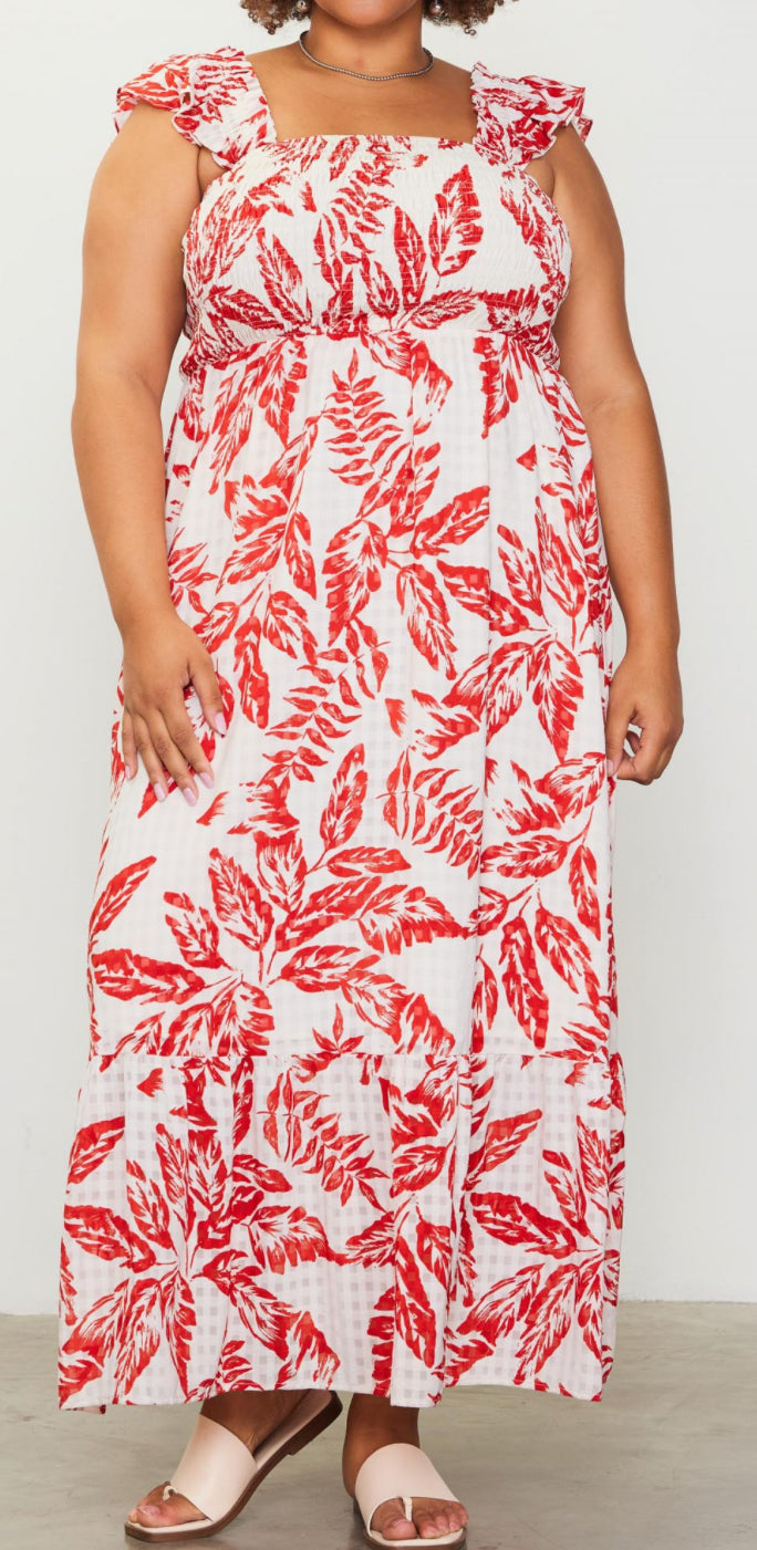 Tropic Bliss Plus Size Maxy Dress