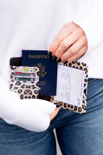 Passport and Vaccine Credit Card Wallet