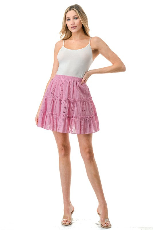 Annva Tierd Mini Skirt