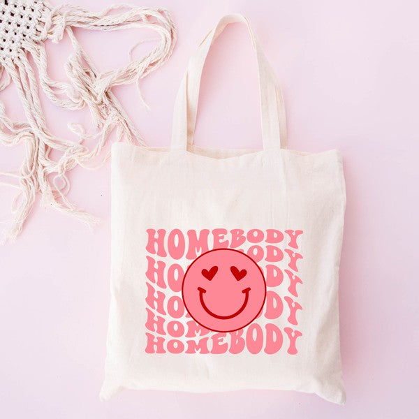 Homebody Stacked Smiley Tote