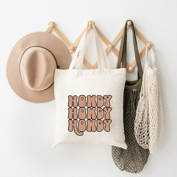 Howdy Bubble Stacked Tote