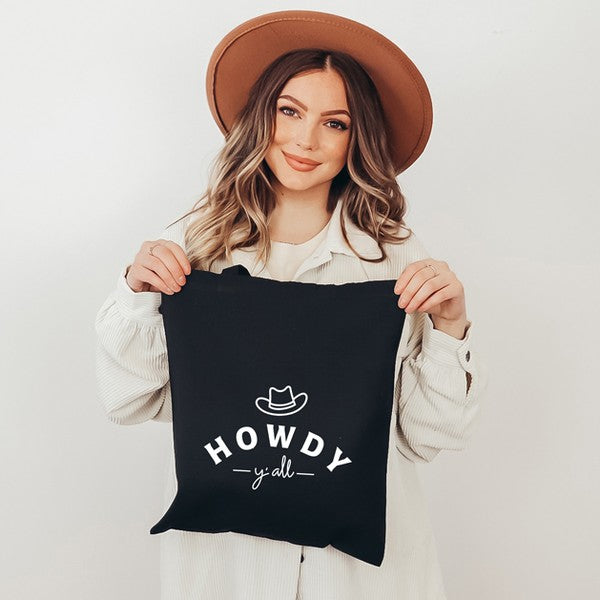 Howdy Y'all Hat Tote