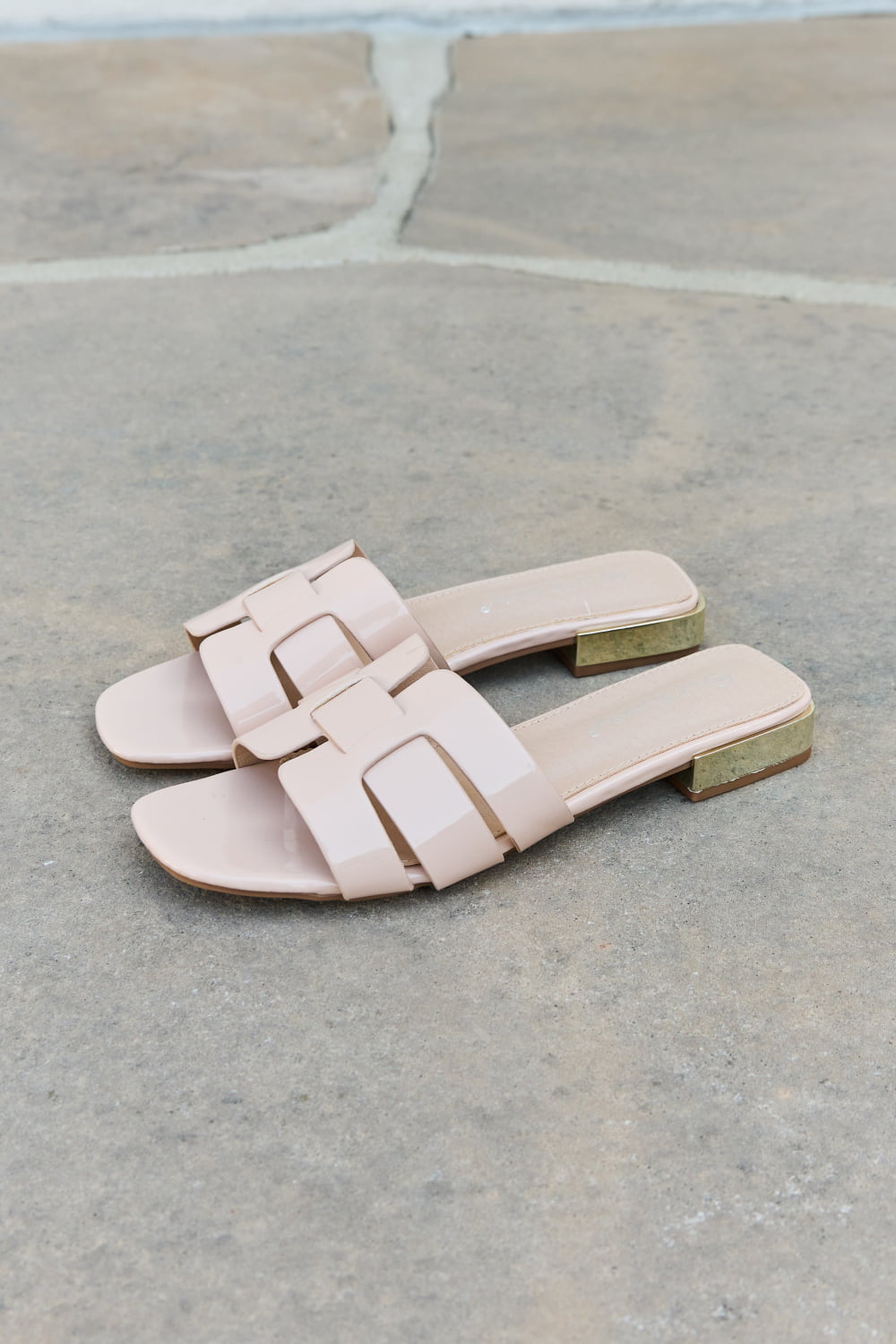 Weeboo Walk It Out Slide Sandals in Cream
