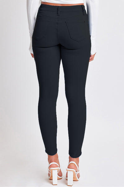 YMI Jeanswear Black Full Size Hyperstretch Mid-Rise Skinny Pants