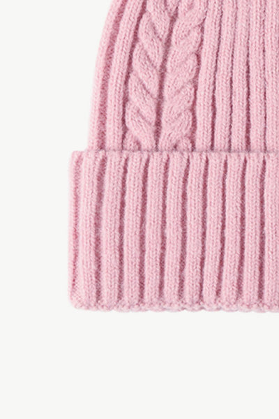 Cable-Knit Cuff Beanie