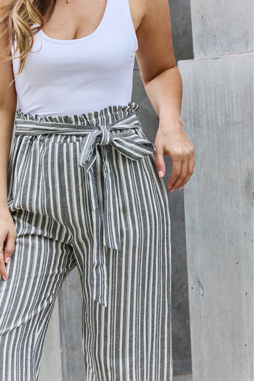 Heimish Find Your Path Paperbag Waist Culotte Pants