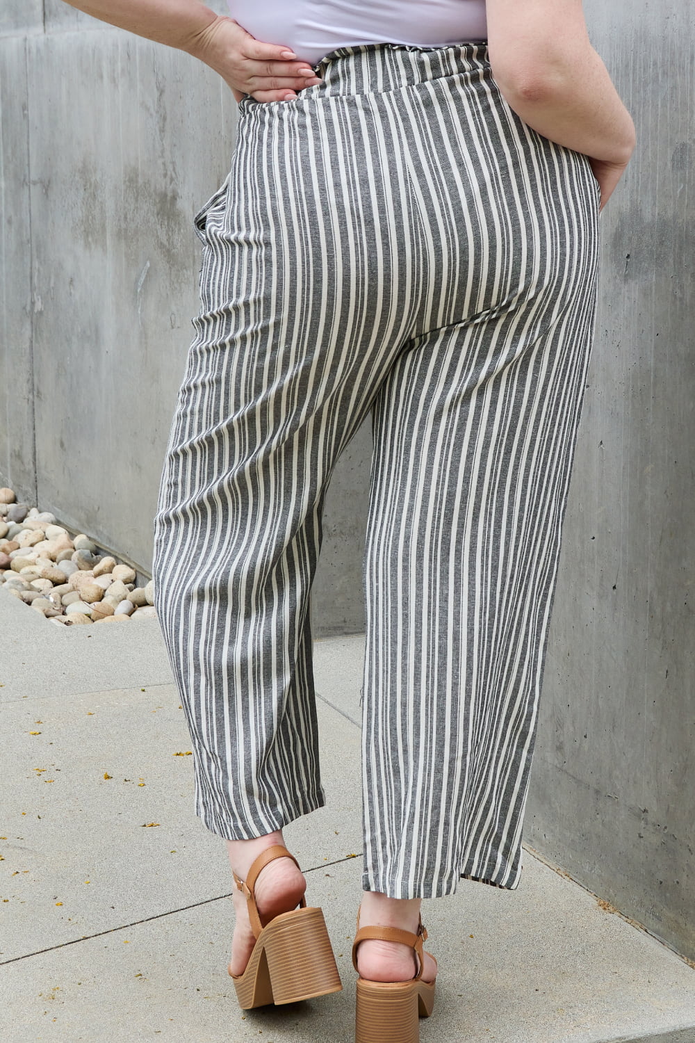 Heimish Find Your Path Paperbag Waist Culotte Pants