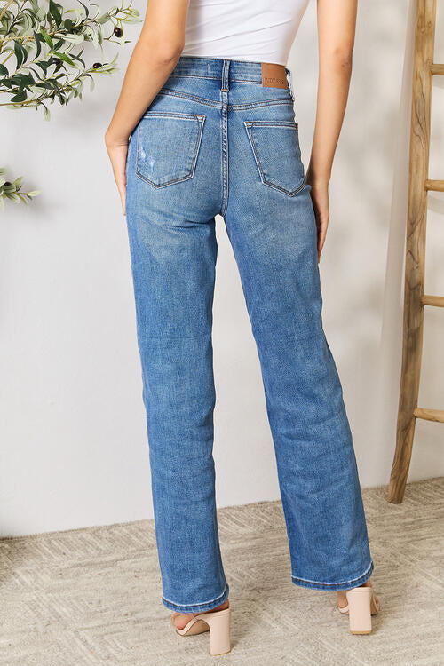 Judy Blue Carolina High Waist Distressed Jeans