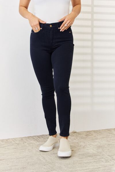 Judy Blue Tilly Full Size Garment Dyed Tummy Control Skinny Jeans