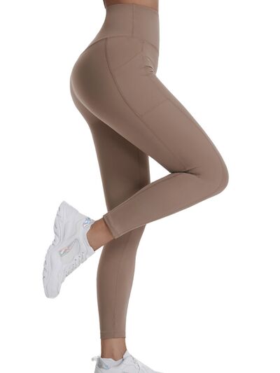 Girl On Fire Pocketed High Waist Active Pants