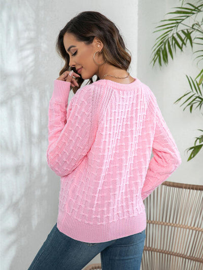 Lover's Lane Button Long Sleeve Sweater