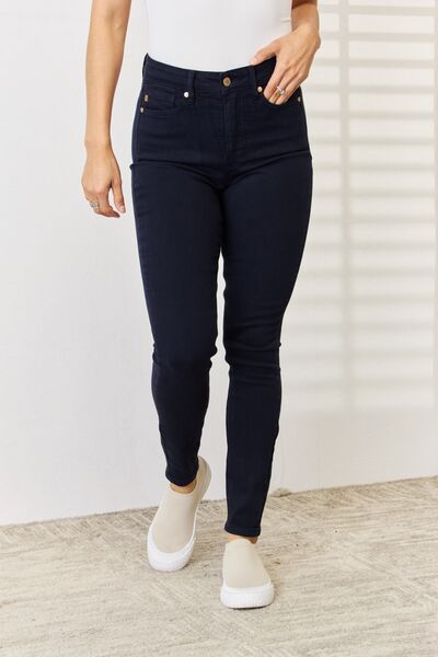 Judy Blue Tilly Full Size Garment Dyed Tummy Control Skinny Jeans