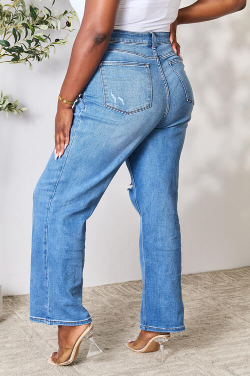 Judy Blue Carolina High Waist Distressed Jeans